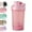 Pink, variant on Bxaolu 17oz Shaker Bottle，Leak Proof Sports Shaker Cups for Protein Shakes，Shaker Bottle for Pre Workout and Travel To Go，Easy Clean Protein Shaker Bottle, Pink