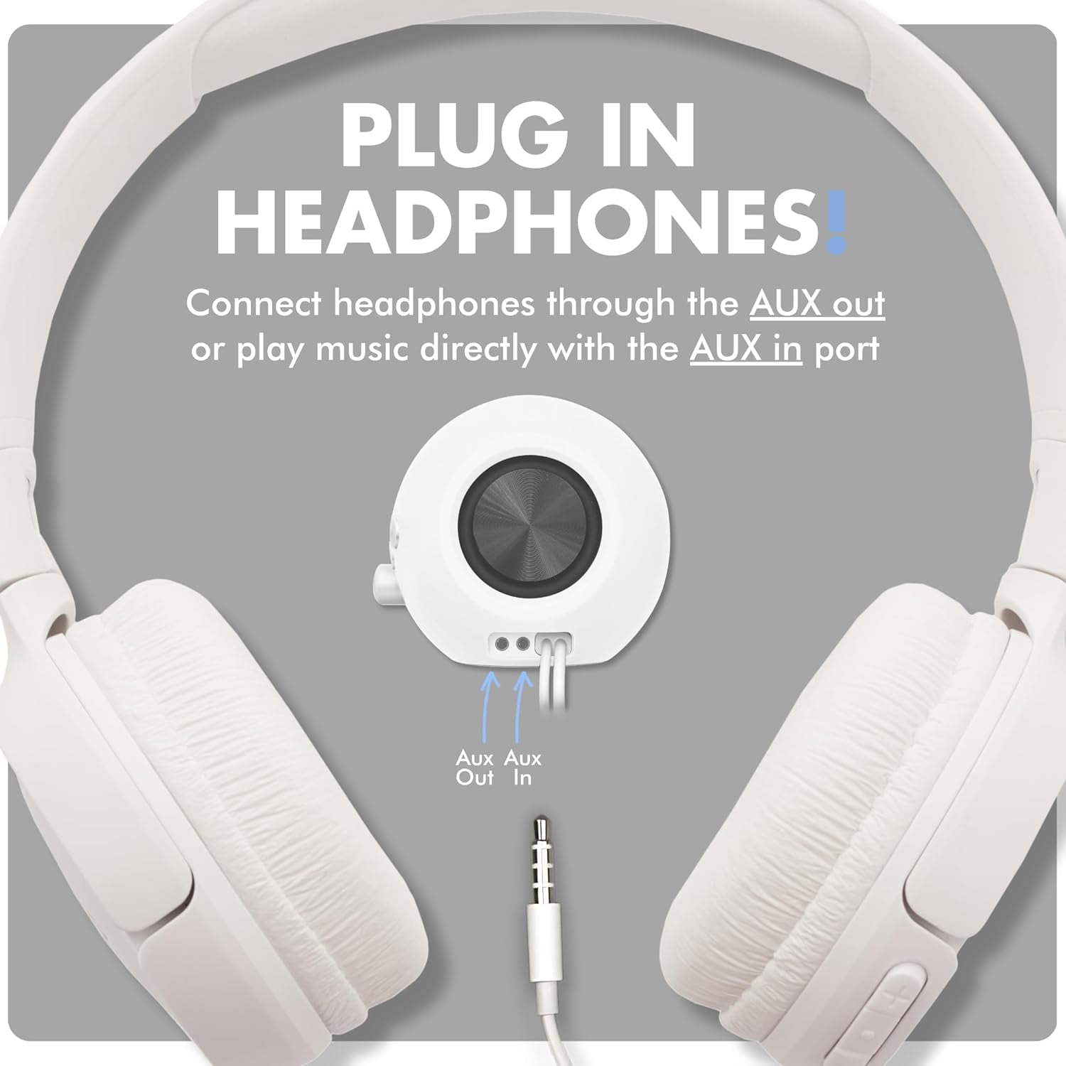 X9 Performance White Computer Speakers with RGB Lighting, Bluetooth, USB, and AUX - Triple Mode Connection, Dual 2.25" Drivers for Work and Play, Bluetooth Desktop Speakers for PC - White