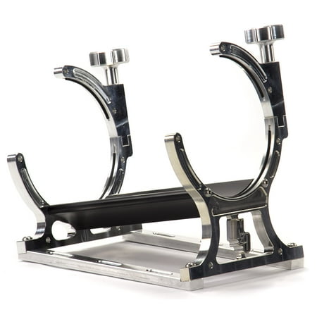 Nitrous Outlet Single Billet Heated Nitrous Bottle Bracket with rubber bottle isolators (Horizontal Mount)