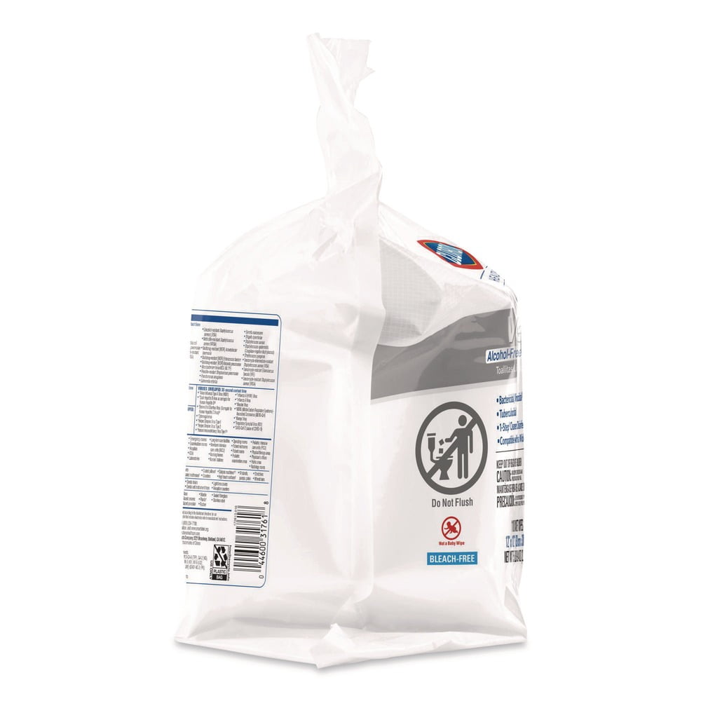 VersaSure 12 in. x 12 in. 1-Ply Cleaner Disinfectant Wipes - White Fragranced (2/Carton)