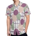 thumbnail image 4 of High Quality Hawaiian Shirts for Men Short Sleeve Aloha Beach Shirt Floral Summer Casual Button Down Shirts Blouses QVNDUR, 4 of 7