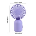 thumbnail image 3 of shyuyusa Handheld Mini Fan 250mAh Battery Portable Cooler For Outdoor Travel Daily Activity Use, 3 of 6