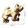 thumbnail image 2 of unbranded 6Ud Adorno De Rana De Latón Para Jardín Y Hogar Con Escultura Duradera Y, 2 of 8
