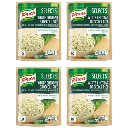 Knorr Rice Side Dish White Cheddar Broccoli 5.9 oz, Pack of