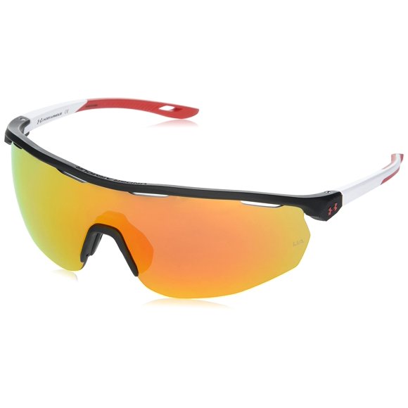 Under Armour Men's Male Sunglass Style UA 0003/G/S Special Shape, Matte Black White/Infrared, 99mm, 1mm