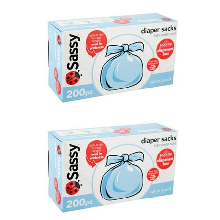 Sassy Disposable Diaper Sacks, 200ct - Multipacks - 2 pack (400)