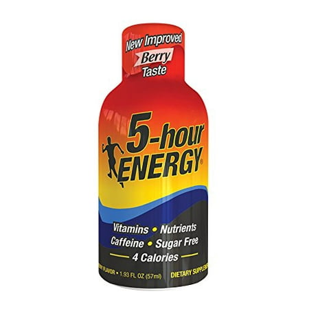 (12 Bottles)5-Hour Energy Shot, Berry, 1.93 Oz