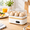 white, variant on Rapid Electric Egg Cooker, 6 Egg Capacity, White, for Soft Medium Hard Boiled Eggs Poached Omelets