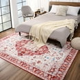 thumbnail image 3 of TWINNIS Area Rug for Living Room Persian Rug Vintage Boho Carpet for Bedroom,Red,6'x9', 3 of 10