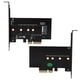 thumbnail image 5 of Convertidor de conector de tarjeta de expansión M.2 a PCI-E3.0 X4, llave M para disco duro M2 NGFF NVME SSD, 5 of 7