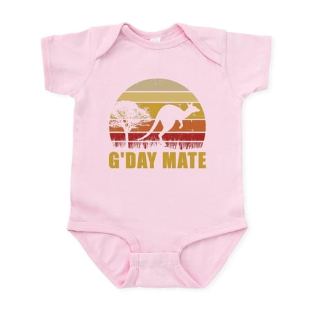 

CafePress - G day Mate Kangaroo Vintage Body Suit - Baby Light Bodysuit Size Newborn - 24 Months
