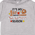 thumbnail image 3 of Inktastic It's My First Baseball Season Toddler Hoodie, 3 of 4