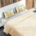 thumbnail image 5 of Yayeee Pillowcase Standard Size Set of 2 Satin Wrinkle Resistant Pillow Case, Pineapple Love, 5 of 8