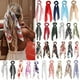 thumbnail image 2 of Bandas para el pelo de cinta larga elástica de satén con estampado de flores de moda bohemia, bufanda para cola de caballo, lazo para el pelo, accesorios para el cabello para mujer Tan Jianjun unisex, 2 of 2