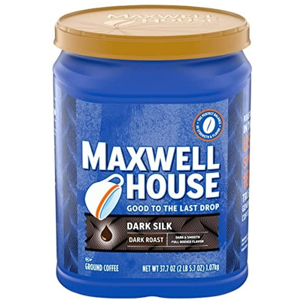 Maxwell House Dark Silk Ground Coffee, 37.7 Oz