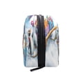 thumbnail image 4 of BZSMCE Makeup and Cosmetic Bag Women Simple Sledding in Snow Pattern Square Cosmetic Bag, 4 of 6