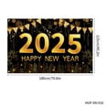 thumbnail image 1 of Banner de Feliz Año Nuevo para Decoración de Nochevieja 2025, Decoración de Casa de Interior de Año Nuevo, Decoración de Fondo de Fotos de Año Nuevo, 1 of 5