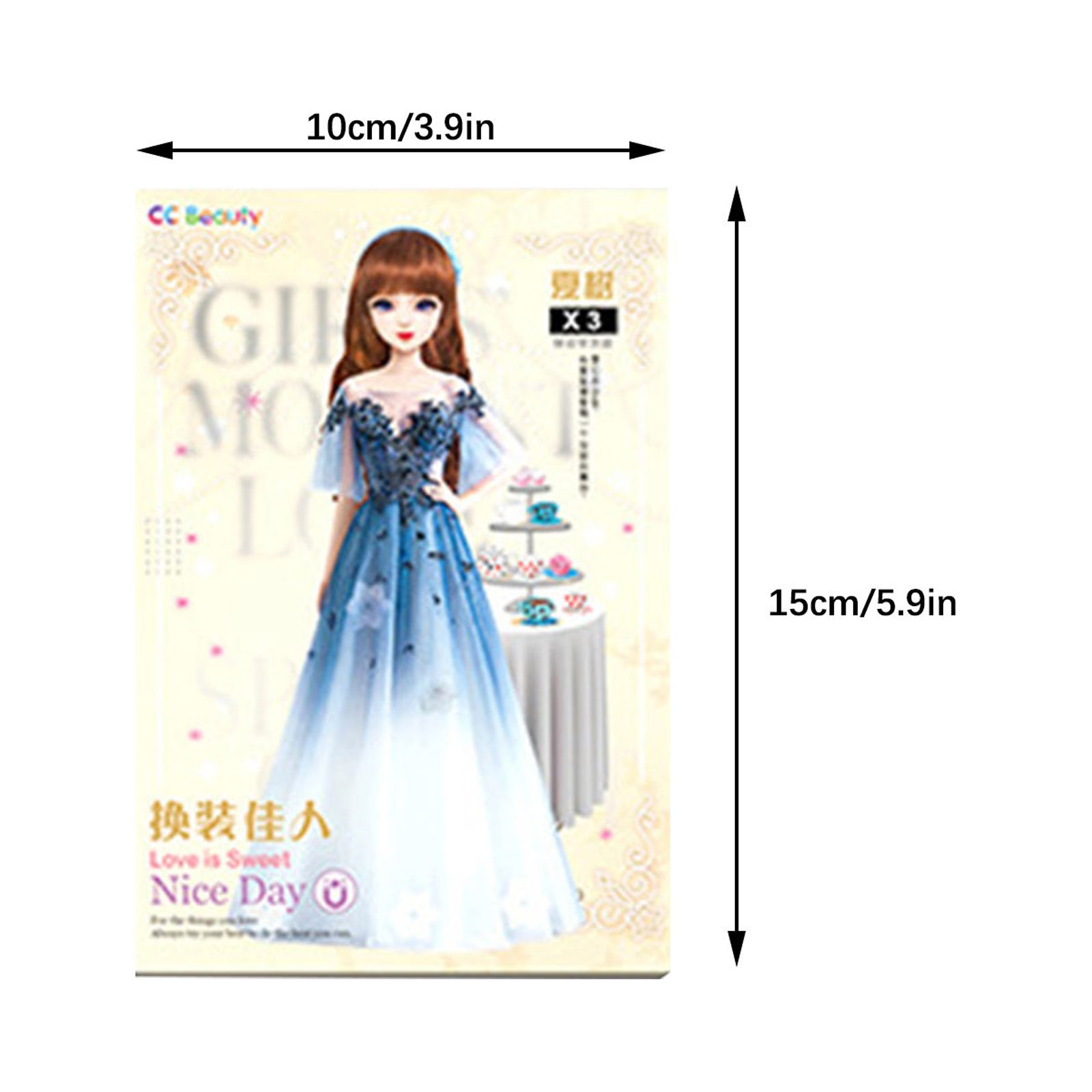 TUWABEII Games and Puzzles for Kids,Magnetic Dress Up Baby Magnetic Princess Dress Up Paper Doll Magnet Dress Up Pretend And Play Travel Playset Toy Magnetic Dress Up Dolls For Girls Kid's Gift - image 4 of 6