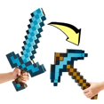 thumbnail image 1 of Arco y juguetes de flechas, espada, pico, arma deformada dos en uno, espada de diamante, modelo regalo, 1 of 4