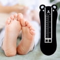 thumbnail image 2 of Clearance! 1Pcs Practical Children Online Chart Tools Devices Device with Yellow Feet Toddler Foot Black and Infants Shoes Sizer Shape Sizing Buying Measurement Measurer Size Gauge Kid One Size Black, 2 of 9