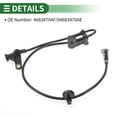 thumbnail image 5 of Unique Bargains ABS Wheel Speed Sensor ABS Sensor Anti-lock Braking System Sensor No.4683470AF for Dodge Caravan 2007 Front Right, 5 of 7
