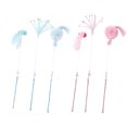 thumbnail image 2 of 3PCS Cat Teaser Wand Interactive Beads Tassel Faux Feather Cat Wand Toy Cat Toy, 2 of 4