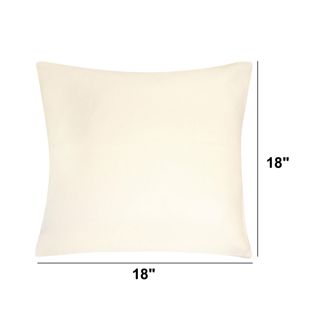 Unique Bargains 80/20 Viscose Velvet Soft Throw Pillowcases, Square 18" x 18", Eco