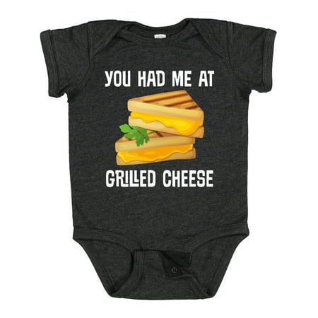 

Inktastic You Had Me at Grilled Cheese Sandwich Gift Baby Boy or Baby Girl Bodysuit