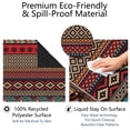 thumbnail image 4 of Boho Design Extra Large Rubber Game Pad 31.5x31.5 Inch Mahjong Table Mat with Anti-Slip Backing and Quiet Surface for Playing Tiles Cards and Entertainment, 4 of 7