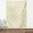 thumbnail image 4 of Ambesonne Daisy Fabric by the Yard Upholstery, Pastel Summer Flowers, 1 Yard, Night Blue Pale Pink, 4 of 5