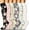 style7, variant on 6 Pairs Compression Socks for Women & Men Circulation-Support Knee High Socks for Running,Travel,L/XL