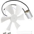 thumbnail image 1 of 6’’ RV Vent Fan Motor & Fan Blade Replacement, 12V D-Shaft RV Vent Motor Compatible with Heng's, Elixir, Jensen, Jayco,Toyota Dolphin RV, 1 of 7