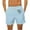 Light Blue, variant on Kmdttou Men's Shorts Casual Fashionable And Casual Heart-Shaped Printed Drawstring Pocket Beach Shorts (Available in Big & Tall)