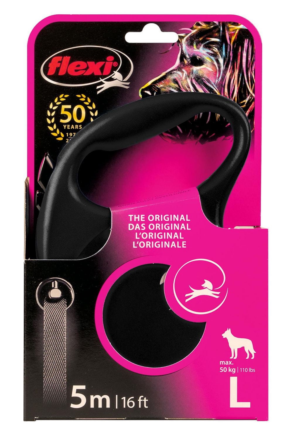 Flexi FUN Large 5m Tape Retractable Dog Leash