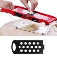 thumbnail image 3 of Yuarrent Juego de rebanadoras de mandolina multifuncional, herramienta de cocina Manual, rallador, cuchillas intercambiables convenientes Cocina y Comedor Yuarrent HA014578-00, 3 of 6