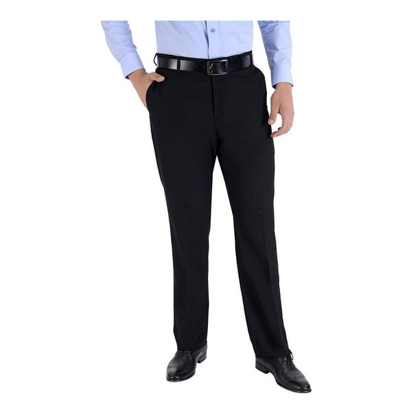 Pantalón de Vestir Yale para Hombre, Negro Talla 34