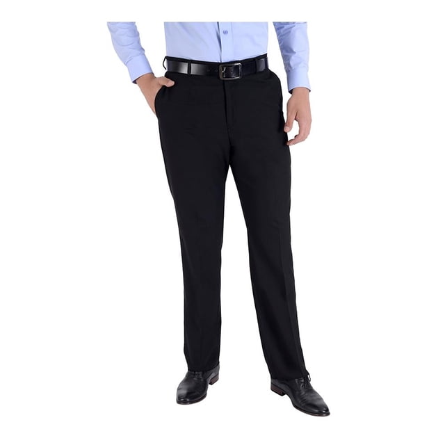 Pantalón de Vestir Yale para Hombre, Negro Talla 40