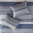 thumbnail image 4 of Gracie Mills Hickman 7-Piece Transitional Striped Jacquard Comforter Set - GRACE-14306, 4 of 5