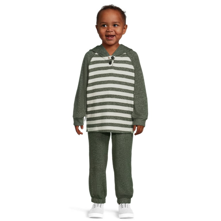 easy peasy Baby and Toddler Boys Hacci Knit Hoodie and Jogger Pants Set 2 Piece Sizes 12M 5T
