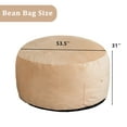 thumbnail image 6 of Algherohein Bean Bag Chair for Adults,Comfy Chair with Memory Foam Furniture,Camel, 6 of 6