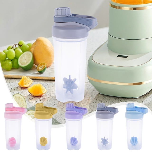Fiudx Botella de Agua con Proteína En Polvo, Capacidad de 700 Ml, Vaso Mezclador a Prueba de Fugas, Batidora Portátil para Fitness, Recipiente Multiusos, Ideal para Gimnasio, Escuela y Exteriores, Ta