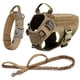 thumbnail image 1 of Large Dog Harness Pet German Shepherd Malinois Training Walking Vest Dog Harness and Leash and Collar Set For All Breeds Dogs ShopWise Round, 1 of 21
