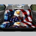 thumbnail image 5 of Binienty 4 Piece Car Seat Covers Full Set American Flag Bald Eagle Car Seat Covers Front And Back Patriotic Automotive Interior Set for Truck SUV Sedan Highback Carseat Cover Accessories, 5 of 7