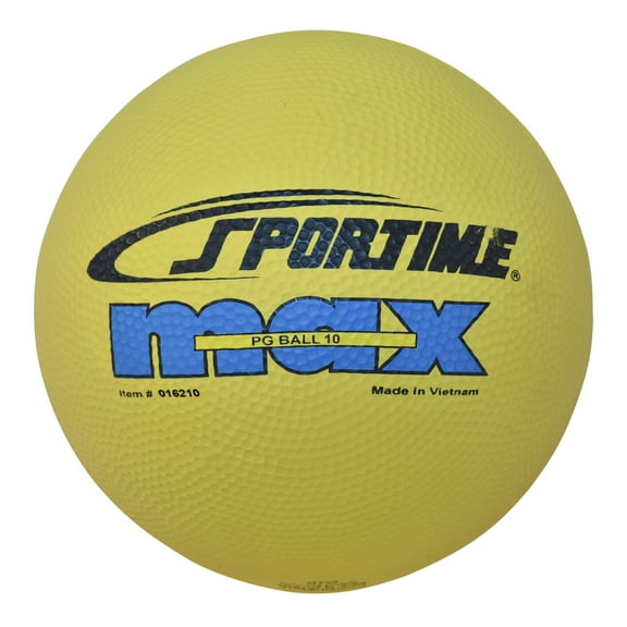Sportime Max FlexMatrix Playground Ball, 10 Inches, Yellow
