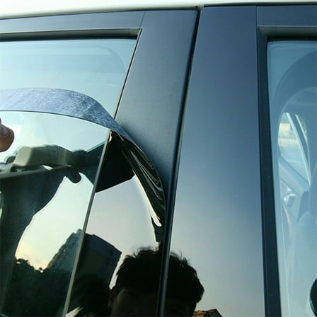 Acaigel New 6Pcs Black Window Bc Pillar Posts Trim Cover For Honda Civic Sedan 11Th 2022