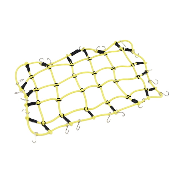 Portaequipajes Elástico de Ca para Portaequipajes Y para 1:10 AXIAL SCX10 D90 amarillo1 CUTICAT red elástica para equipaje
