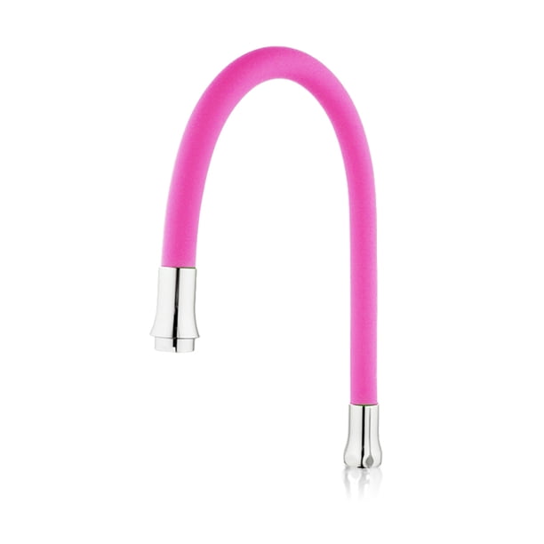 Grifo para fregadero de cocina gel de sílice cualquier dirección girando fría y caliente duradera batidora de agua herramientas de limpieza de equipos rosa Inevent HA012466-02B