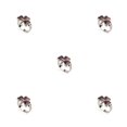 thumbnail image 2 of Qarigey Anillos de humor termocromáticos fáciles de combinar moda Retro ligera temperatura cambiable joyería diseño único trébol de fiesta Trébol 5piezas Qarigey CBP222360, 2 of 5