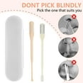 thumbnail image 5 of 2-in-1 Nose Hair Cutter & Ear Picker, Double-Sided Nostril Hair Remover Tool with 360° Rotating Blade, Portable Manual Nasal Trimmer for Men & Women (#2, 6Pcs), 5 of 9