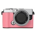 thumbnail image 1 of Compatible For Olympus PEN E-P7 Camera Case Textured Leather Bottom Case Easy to Replace Battery Pink, 1 of 5